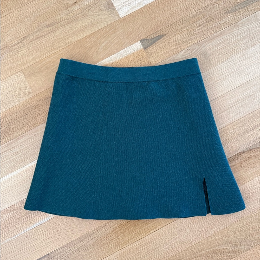 Altar'd State Forest Green Mini Skirt